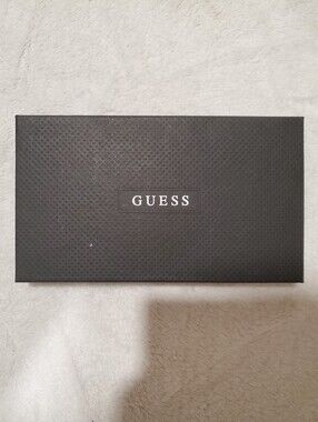 Guess Black Branded Gift set Black wallet and card case 2 in 1